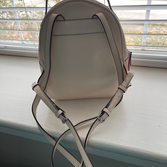 New Guess Pink Floral Mini Backpack - Picture 10 of 11